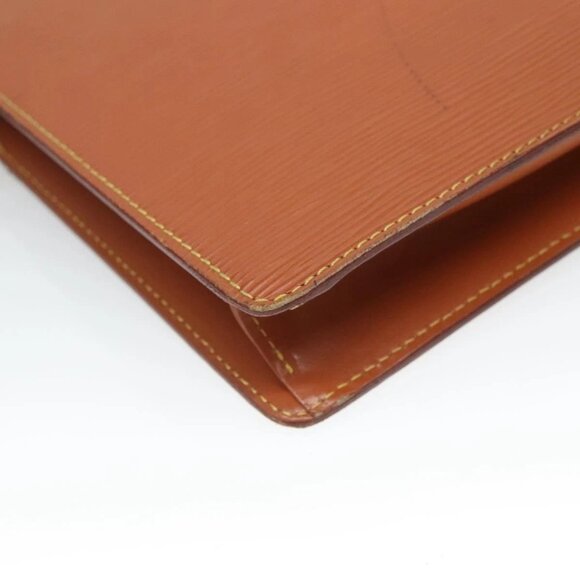 LOUIS VUITTON Epi Pochette Homme Clutch Bag Zipangu Gold M52528 LV Auth 126195 - Picture 5 of 16